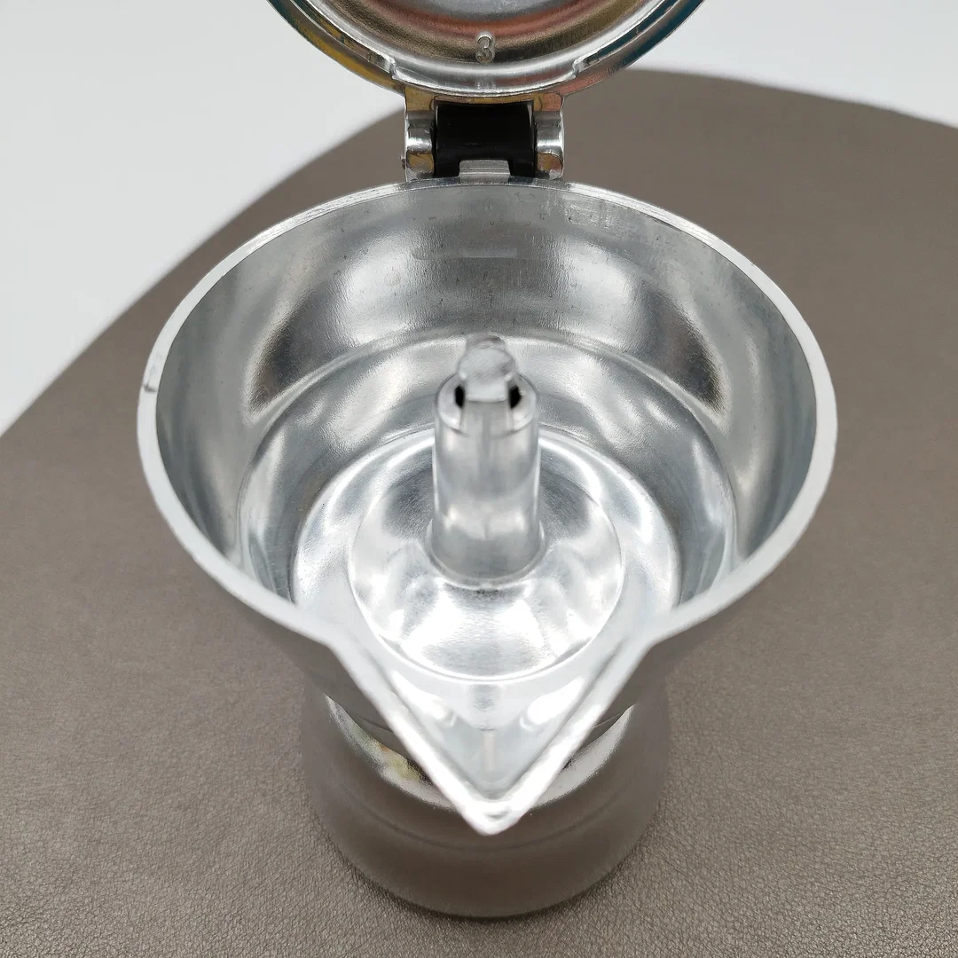Espressokocher Alessi Metall | Design-Alessandro Mendini  – Bild 3