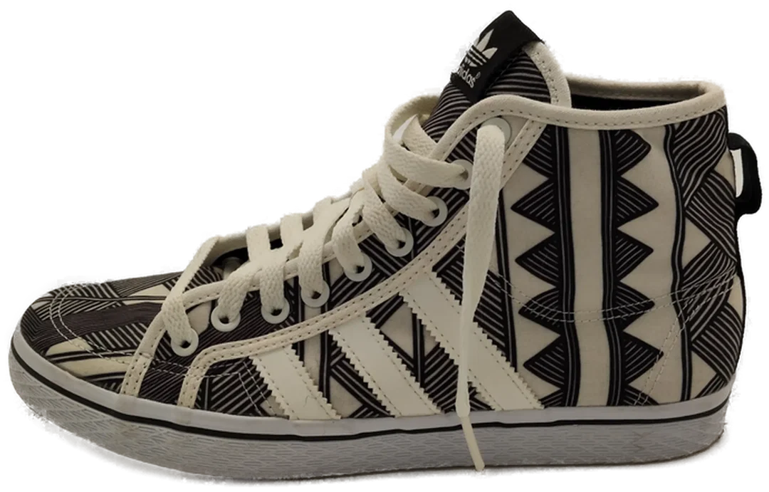 Adidas Damen-Sneaker Größe 40 Schwarz-Weiß | Retro-Charme – Bild 1
