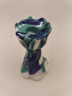 Kerzenständer, Gmundner Keramik Wasserfall - Bild 2