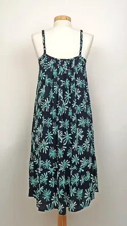 Janina Midikleid schwarz gemustert Gr. 42 - Bild 2