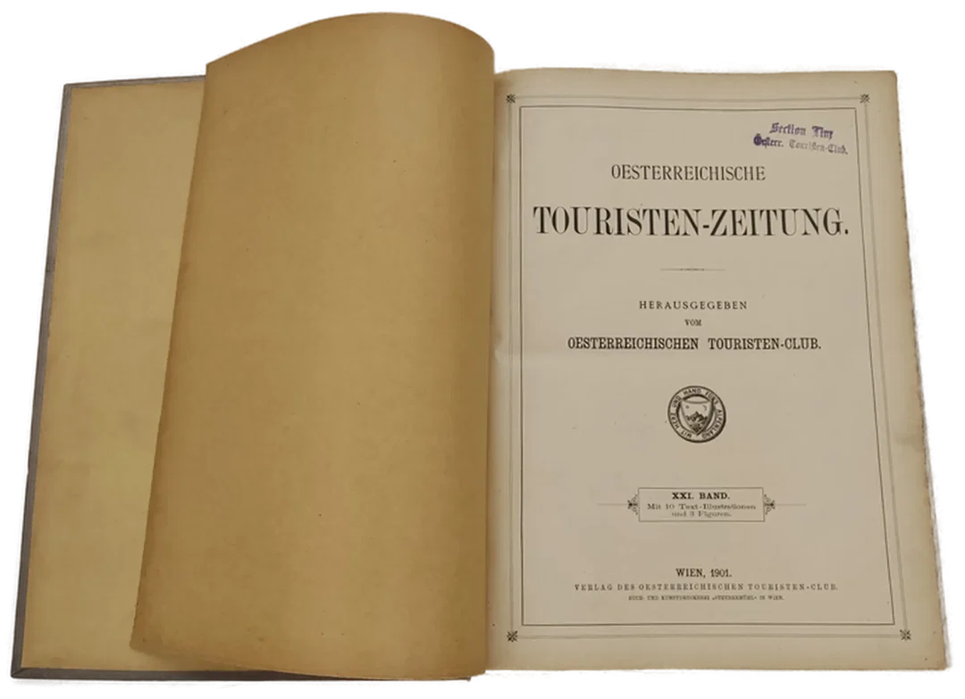 Buch Österreichische Touristen Zeitung Band 1899 XIX  und 1901 XXI – Bild 5