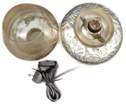 Les Etains Du Prince Eveque Zinn Lampe  - Bild 5