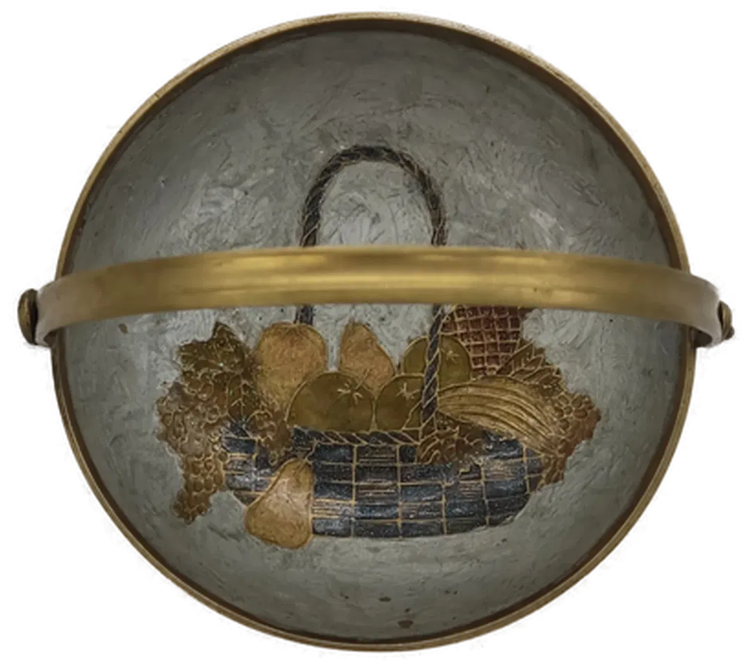 Obstschale aus Messing ⌀ 14cm - Bild 4