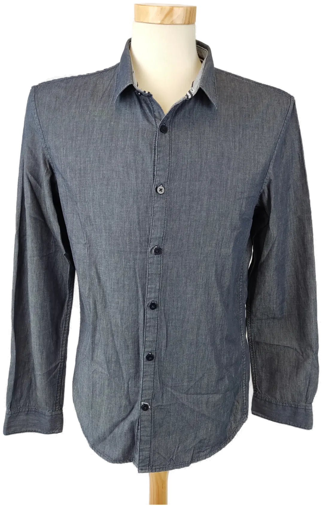 TOM TAILOR Denim Herrenhemd blau - Gr. M/EUR 48 - Bild 1