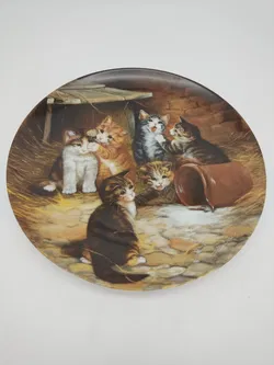 Seltmann Weiden-Sammelteller mit Katzen / Set aus 3 Stück - Bild 2