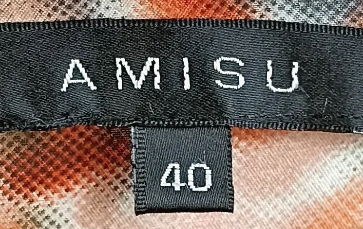 Amisu Minikleid gemustert Gr. 40 – Bild 4