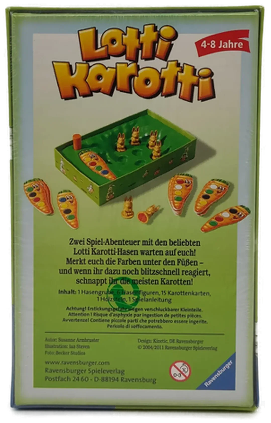 Lotti Karotti Mitnehmspiel Ravensburger 23162 1 originalverpackt – Bild 2
