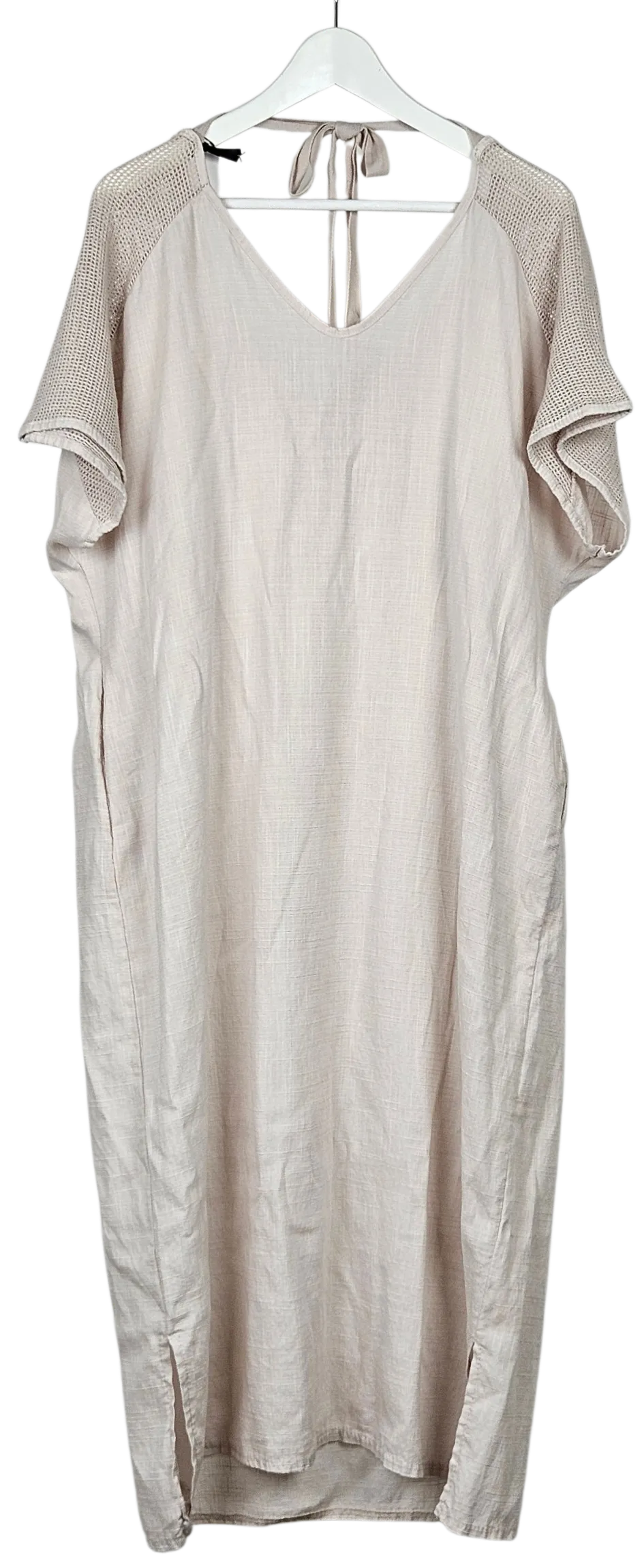 Role Fashion Damen Maxikleid, beige - Gr. XL  - Bild 4