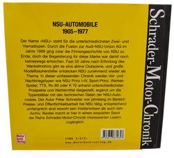 Buch Schrader-Motor-Chronik NSU-Automobile 1905-1977 - Bild 2