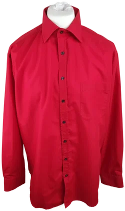 Herrenhemd Angelo Litrico Rot XL | Casual-Klassiker – Vorschau 1