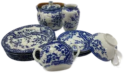 Teeservice blau 14teilig nicht komplett - Bild 2