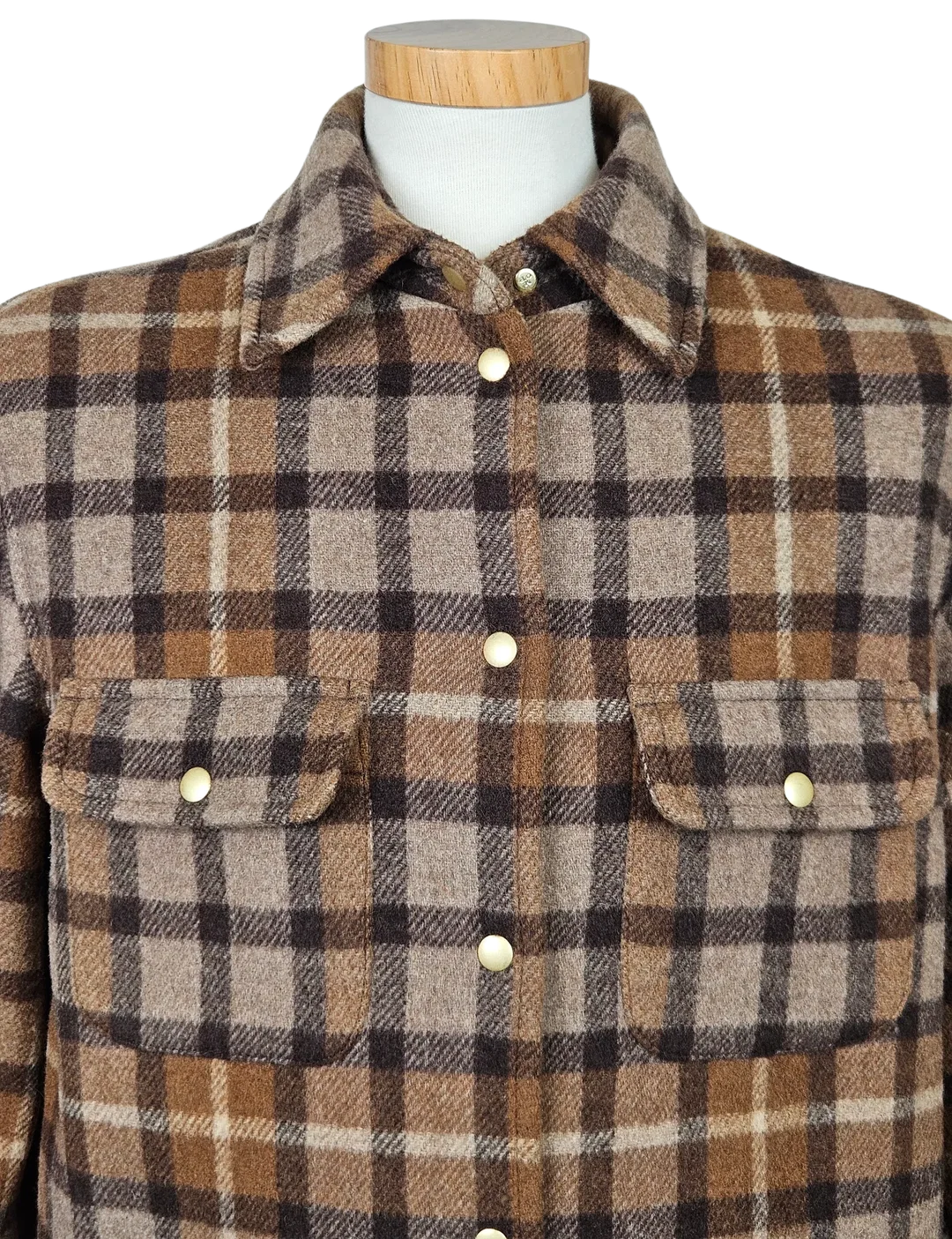 Marco O'Polo Herren Hemdjacke, braun - Gr. S – Bild 5