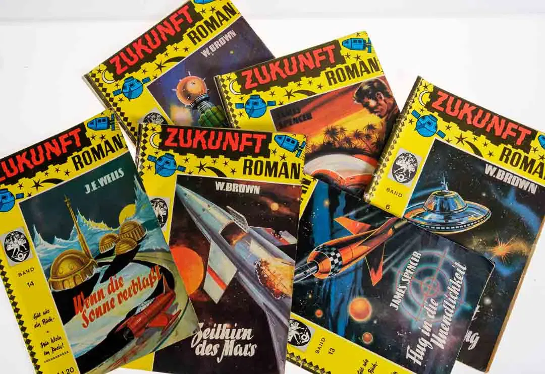 Vintage Pulp Fiction: SF: Zukunft-Roman – 6 Hefte (Oase Verlag) Nr. 6, 7, 13, 14, 15, 19 - Bild 2