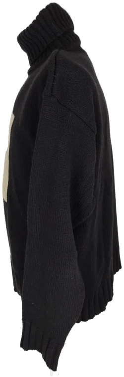 Pullover "Disneyland Resort Paris", langarm mit Rollkragen, schwarz mit Muster, Größe 36 – Vorschau 2
