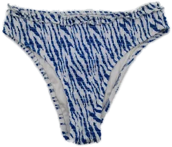 Animal Print Bikini-Slip - Gr. 38 / mit Struktur - Bild 1