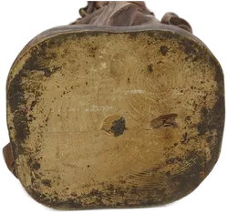 Heiligenfigur Muttergottes mit Jesus im Stil des 18. Jh. (Oberammergau), Holz, Höhe ca 68cm - Bild 7