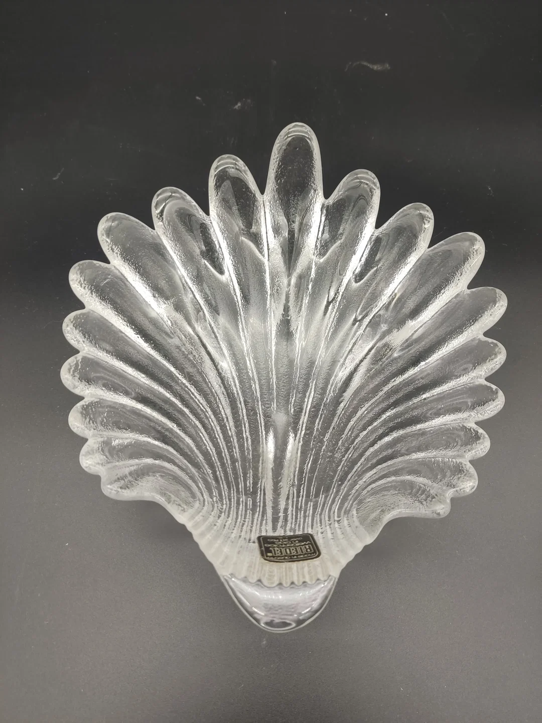 Riedel Bleikristallschale in Muschelform -  23cm x 20cm – Bild 2