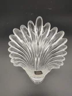 Riedel Bleikristallschale in Muschelform -  23cm x 20cm - Bild 2