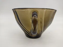 Vereco Duralex Smoked Glass Swirl 6 Stk Tee-Kaffeetassen + 6 Stk Untertassen - Bild 4