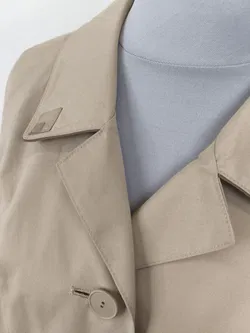 Klassischer Mantel, beige, Gr. 48, Übergnagsmantel - Bild 6