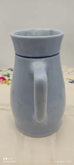 Kleine Porzellan-Kanne Lilien | Liebevoll Erhalten - Bild 4