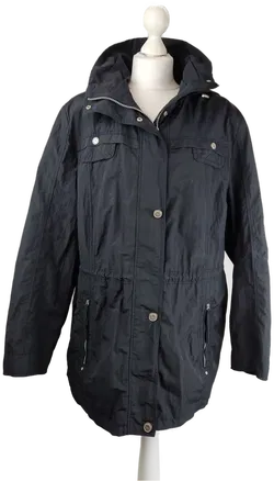 Damen Übergangsjacke mit abnehmbarer Kapuze Lebek Polyester Gr.48 | Zeitloser Klassiker - Bild 1