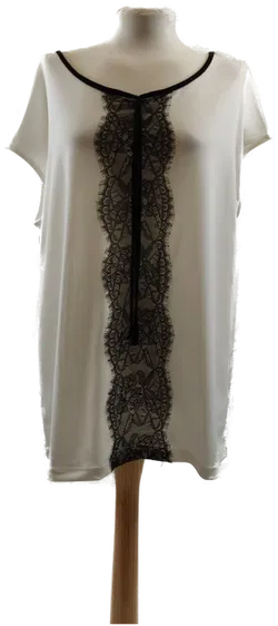 Bluse mit spitze  - Bild 1