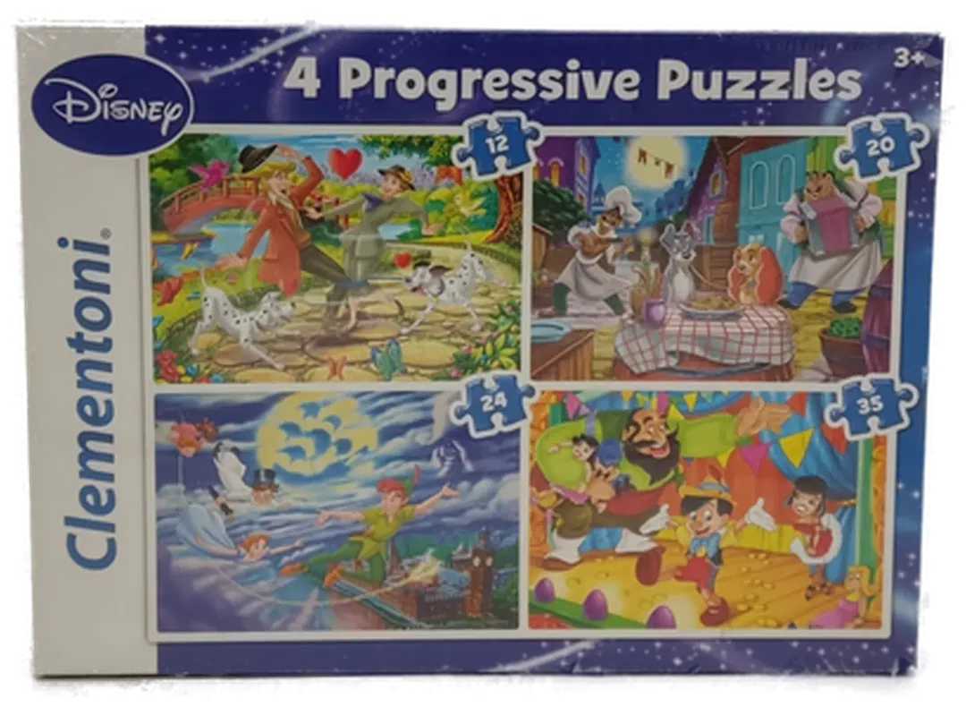 Disney Clementoni 4 Progressive Puzzles - Bild 1