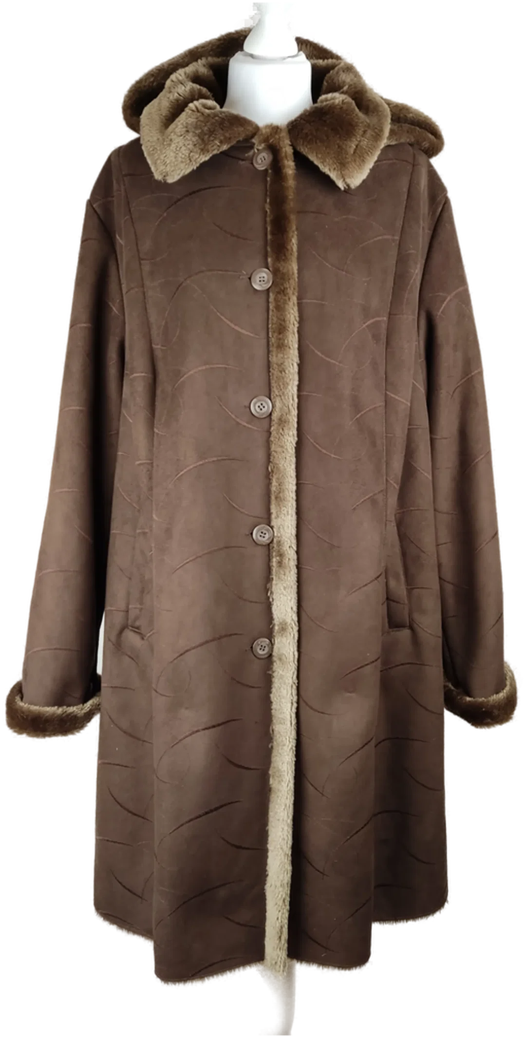 Damen Wintermantel Sonstige Abnehmbare Kapuze | Kuschelkomfort - Bild 1