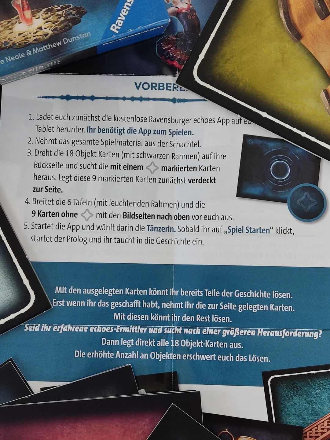 Echoes. Die Tänzerin - Gesellschaftsspiele - Ravensburger  – Bild 4