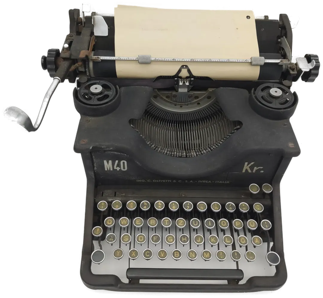 Schreibmaschine Olivetti M40 KR aus dem Jahr 1939 - Bild 2