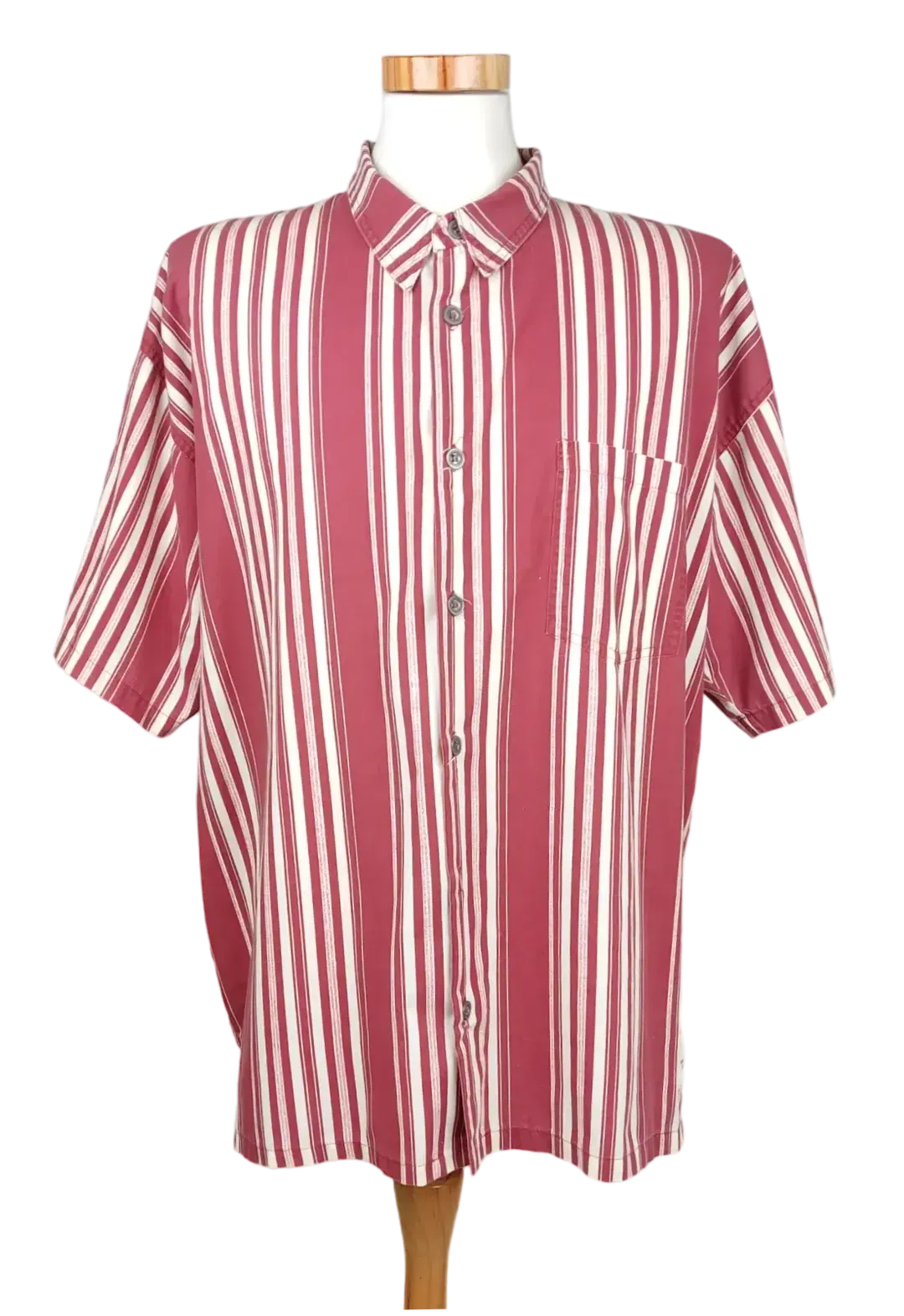 Vintage Maier Herren Hemd, rot - Gr. XL - Bild 4