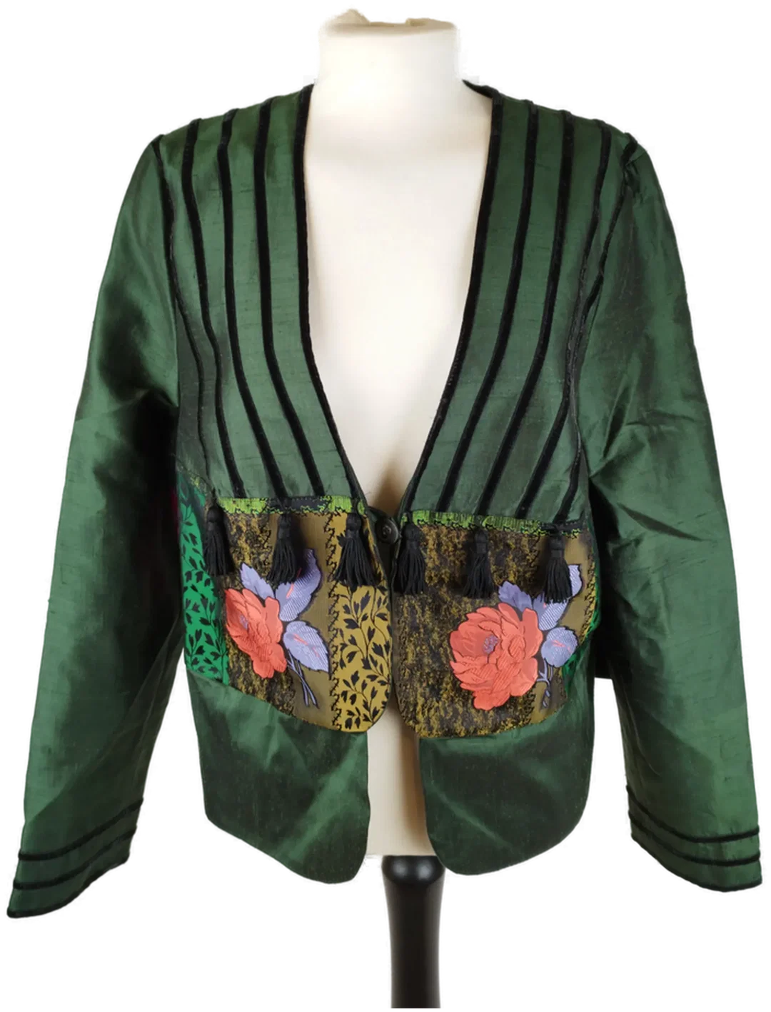 Kruger Dirndl Jacke - Gr. 46 / 100% Seide - Bild 1