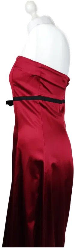 Abendkleid Dunkelrot Gr. S | Romantischer Abendlook - Bild 3