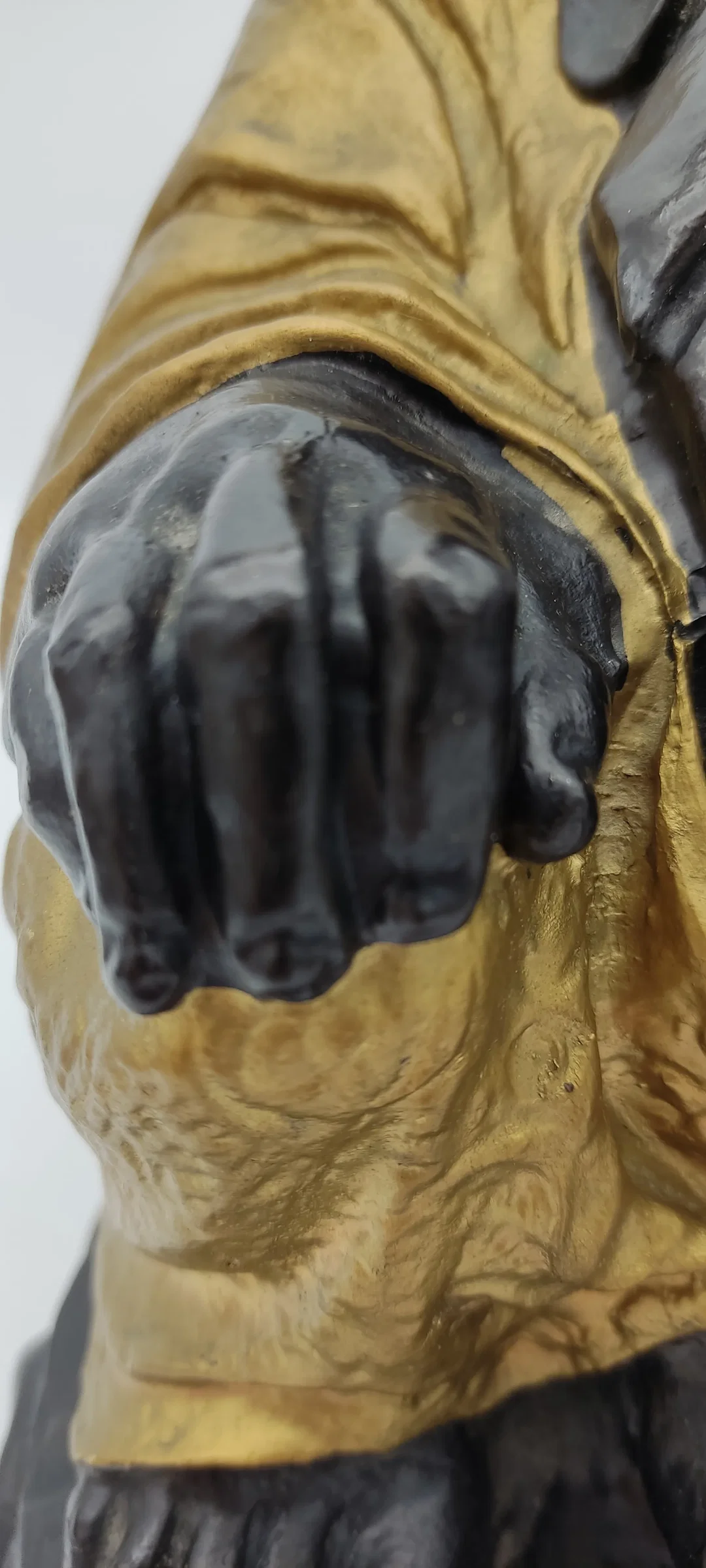 Sitzende Buddha-Statue, Kunststoff | Zen-Dekor – Bild 7