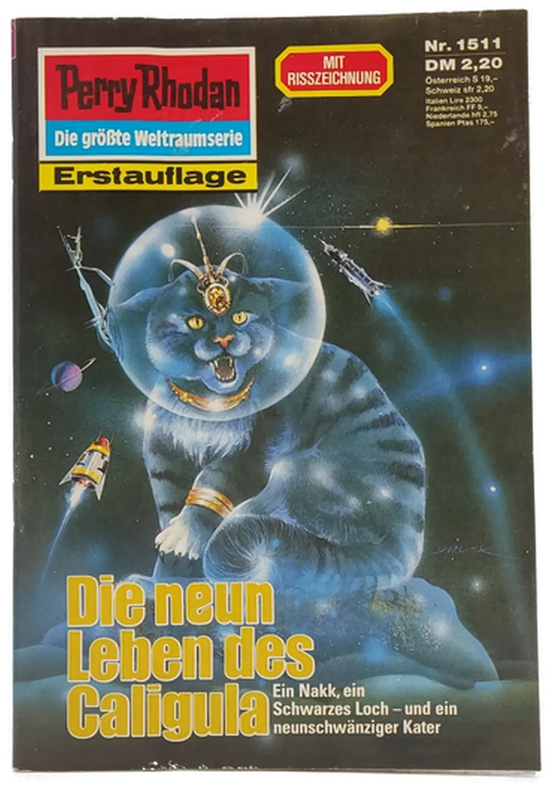 Romanheft Perry Rhodan Die neun Leben des Caligula Erstauflage Nr. 1511 - Bild 1