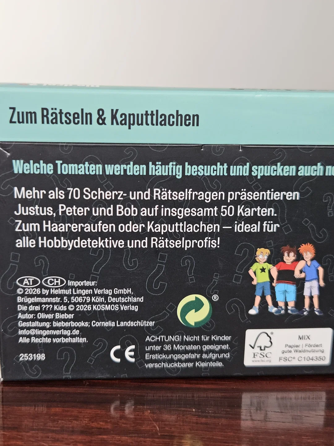 Die Drei ??? Kids: Kapierts du's - Gesellschaftsspiel - Helmut Lingen Verlag – Bild 3