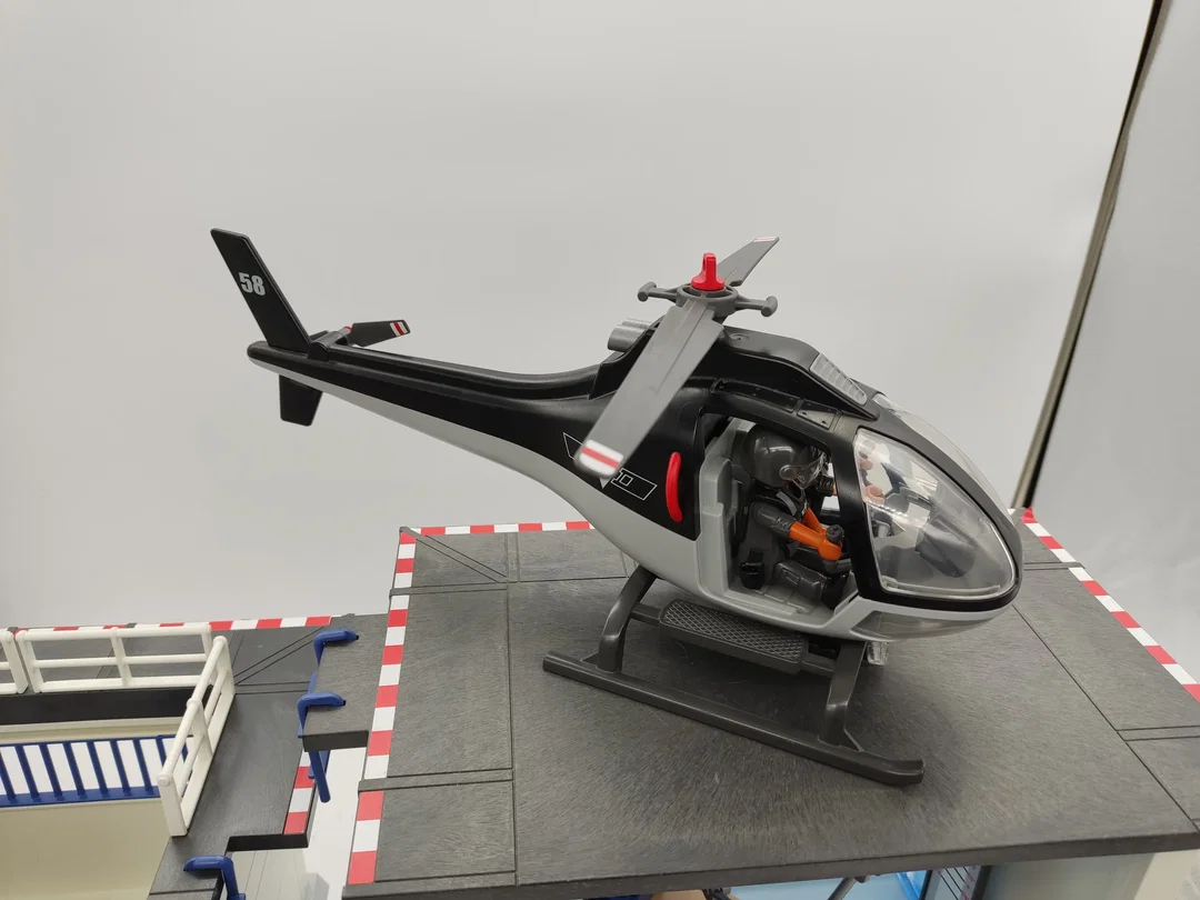 Playmobil Polizeistation & Hubschrauber Set mit Gefängnisalarm – Bild 5