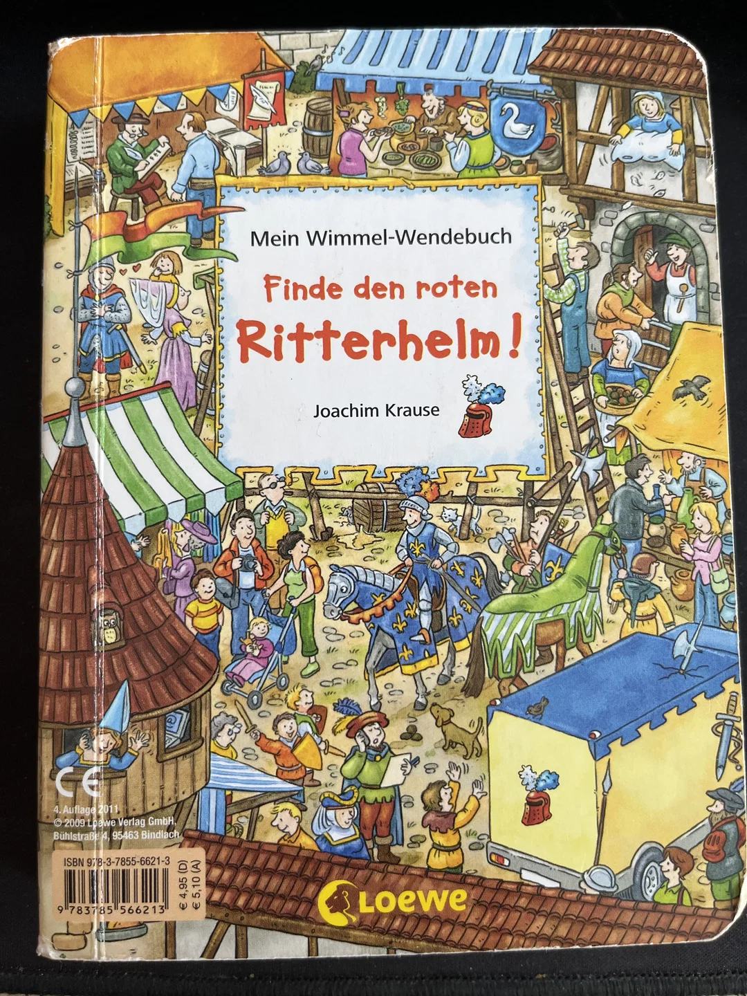Mein Wimmel-Wendebuch - Finde den kleinen Bagger!/Finde den roten Ritterhelm! – Bild 2