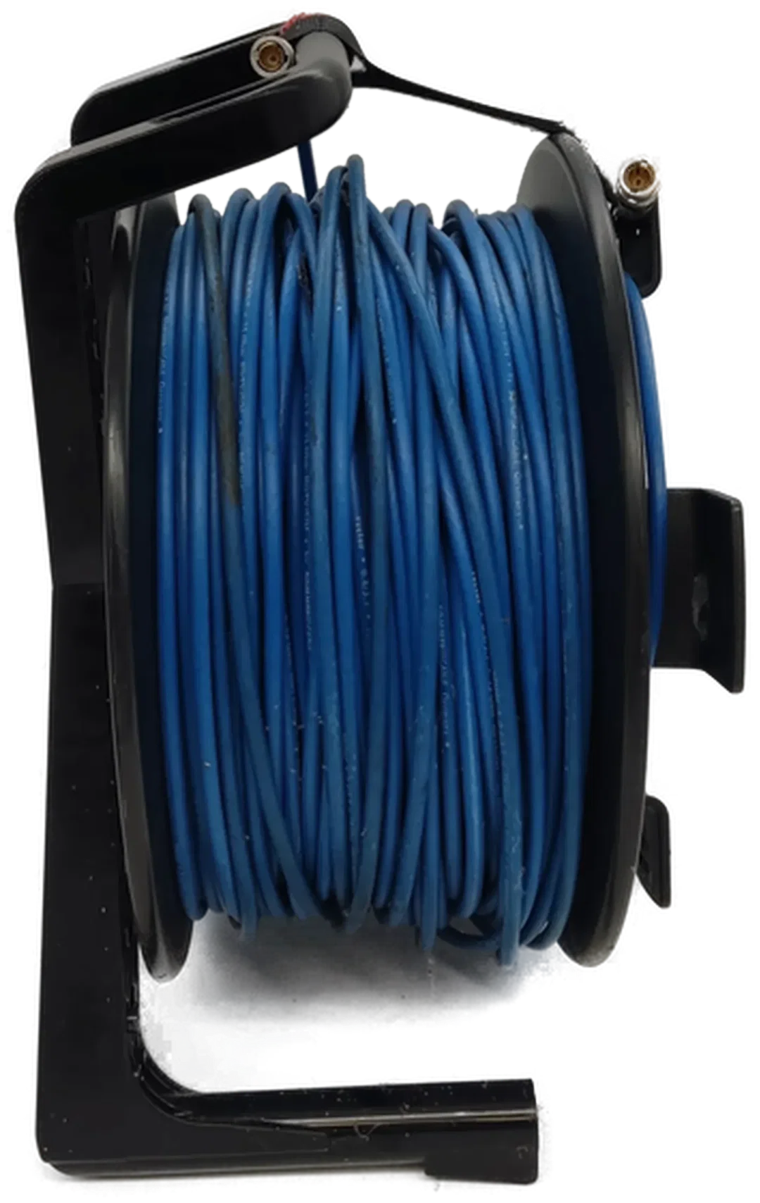 Schill Kabeltrommel/Gerätetrommel mit blauem XLR-Kabel – Bild 3