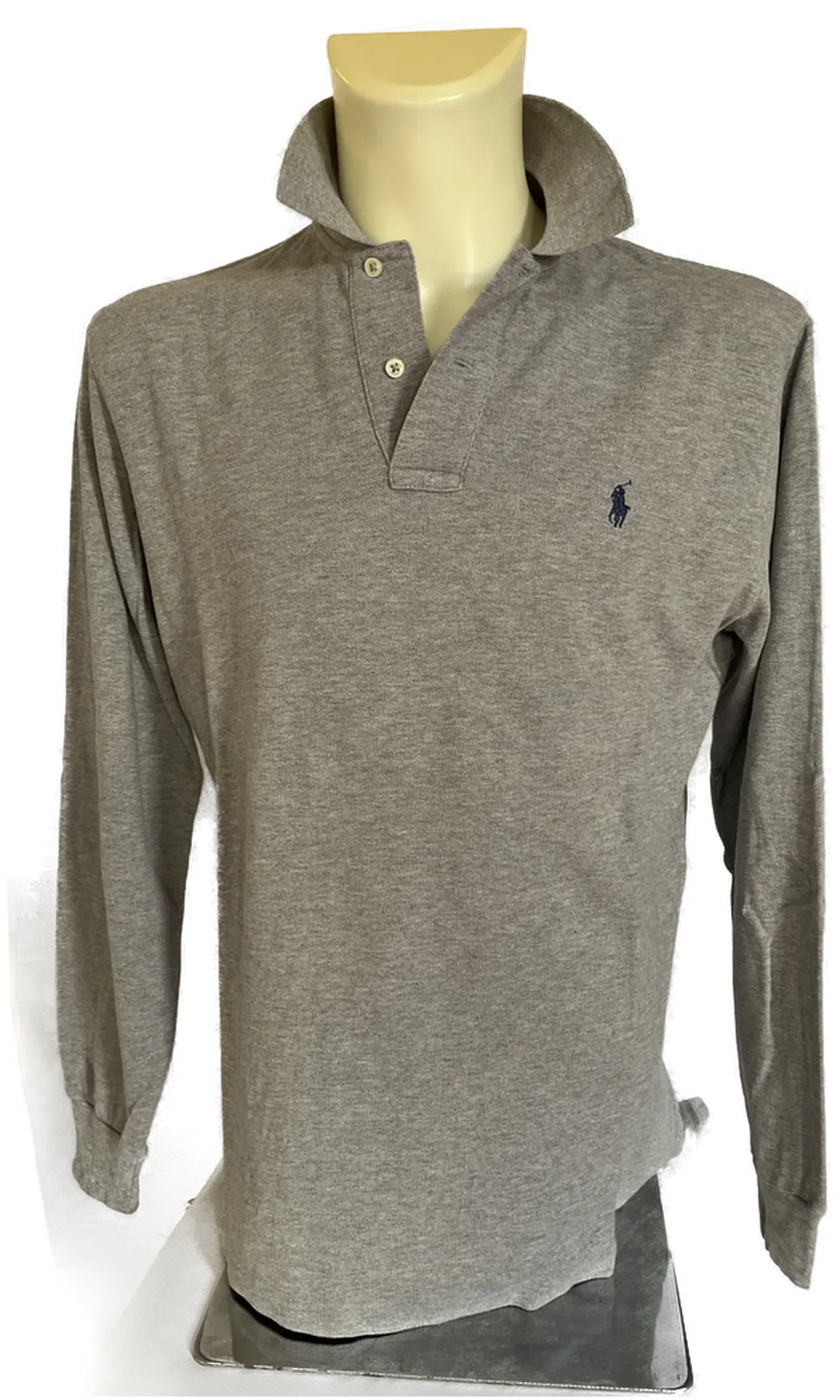 RALPH LAUREN Herren Langarm-Shirt grau Gr. M - Bild 1