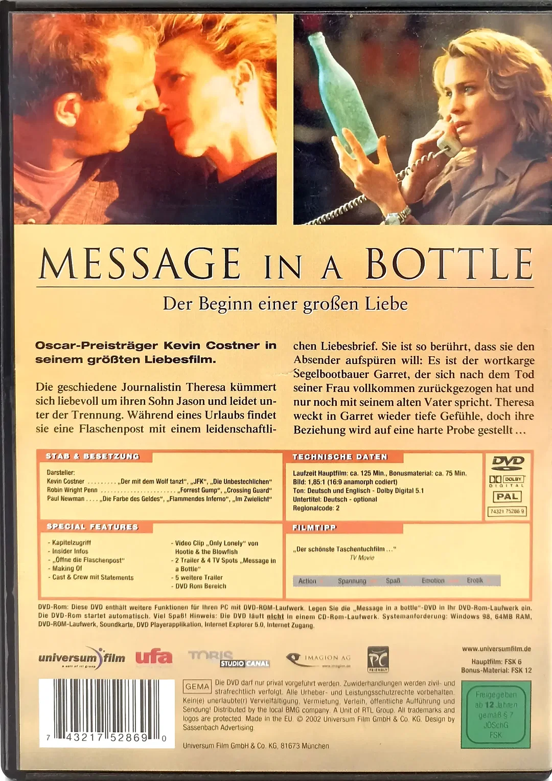 DVD "Message in a bottle"  – Bild 2