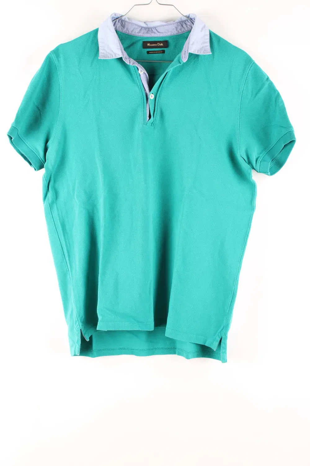 Babäm! - Massimo Dutti Herren Poloshirt, türkis - Gr. M - Bild 1