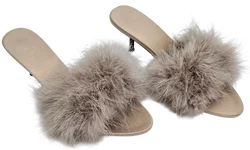 ZARA Damen Pantoletten, beige - Gr. 40 - Bild 3