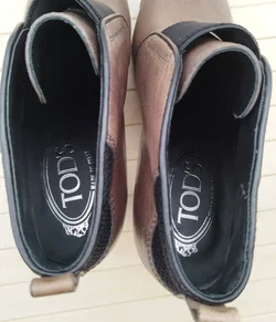 Tod `s, Stiefletten, Leder, braun, Gr. 39  – Vorschau 3