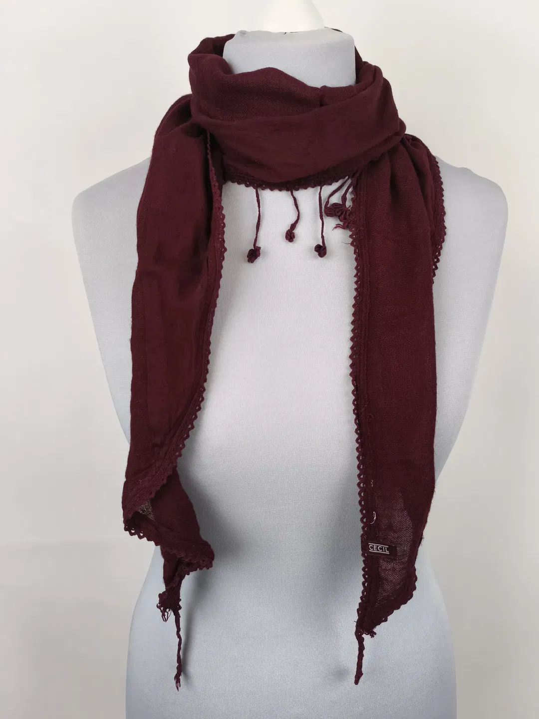 Cecil, Schal, dunkelrot - Bild 4