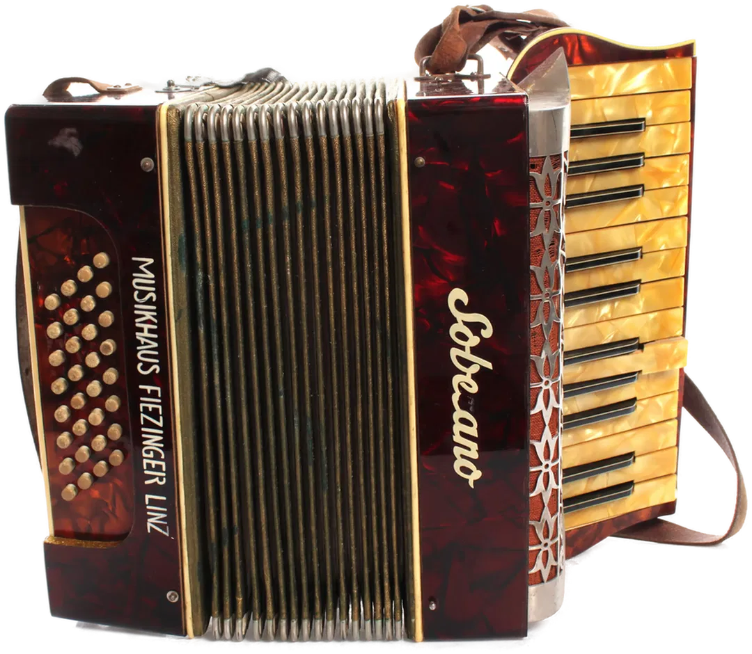 Soberano Akkordeon, Modell aus den 1950er bis 1960er - Bild 4
