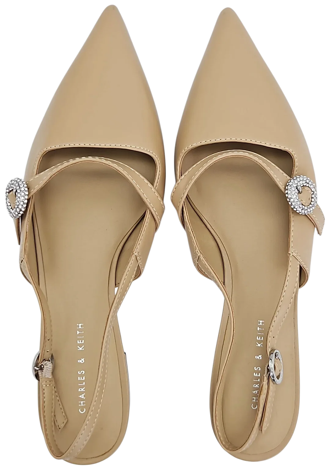 CHARLES & KEITH Damen Sling Pumps, beige - EU 37 – Bild 5