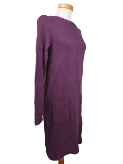 Christian Berg Damen Kleid (Merinowolle), purpur - Gr. S/36 – Vorschau 2