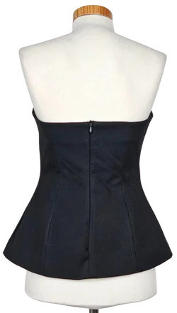 ZARA Damen Top, schwarz - Gr. M - Bild 3